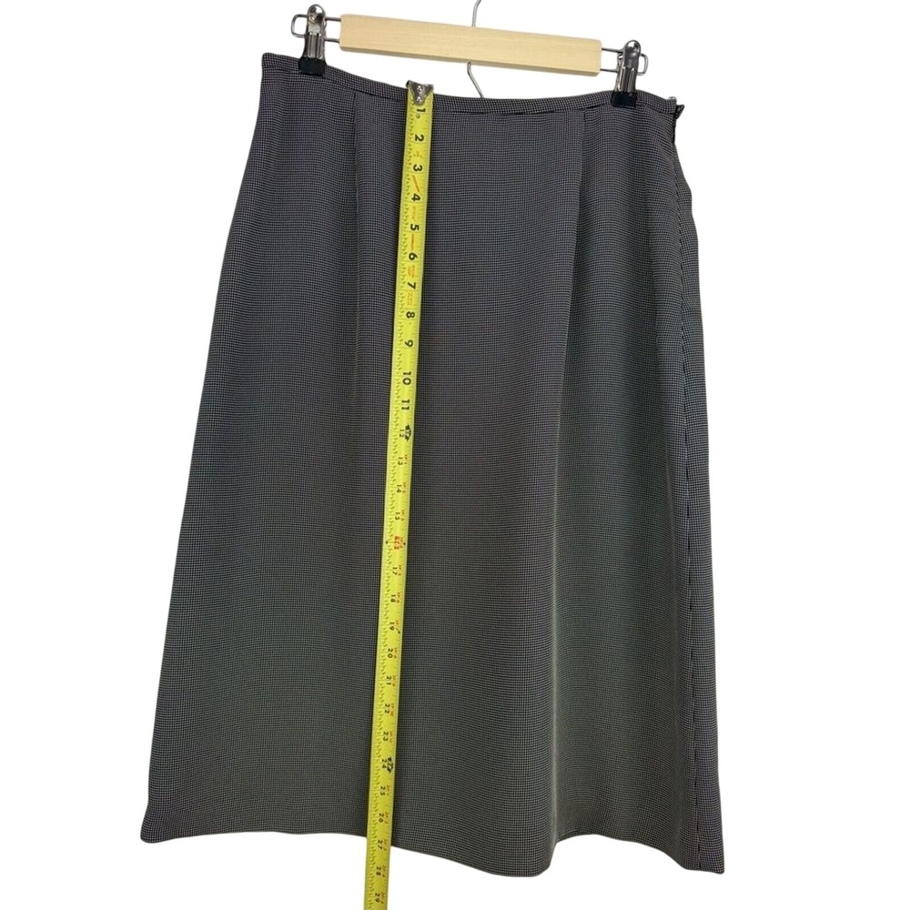 Charter Club Black & White Checkered Skirt – Size 10 Business Professional Suit - Picture 8 of 9